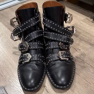 Givenchy Elegant Studded Leather Boots